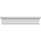 Ekena Millwork 97" Bottom Width x 102 1/4" Top Width x 13 3/4"H x 7/8"P Craftsman Crosshead CRH14X97ST - alternate 1